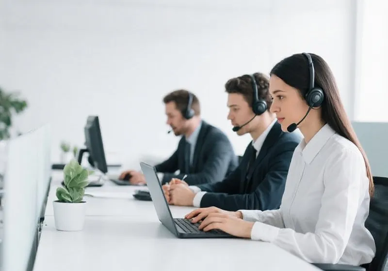 客户支持与数据服务示意图